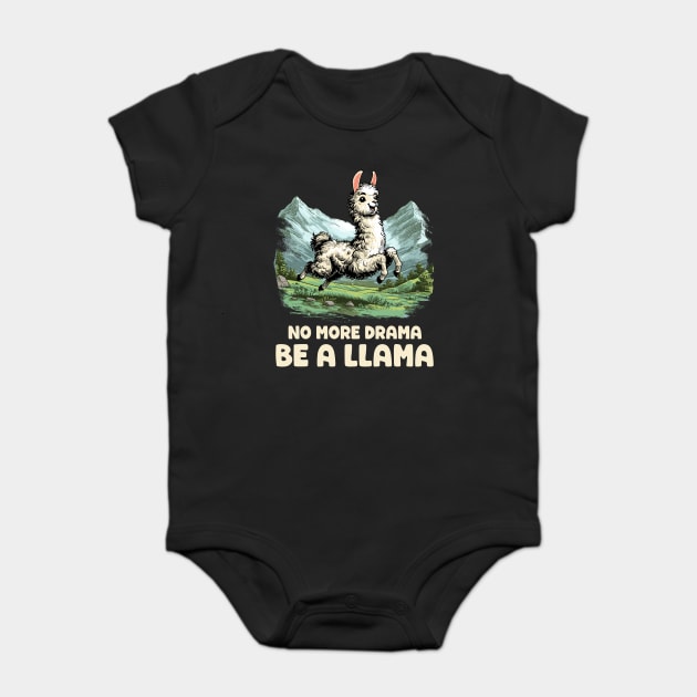 Drama Llama Baby Bodysuit by GoshWow®